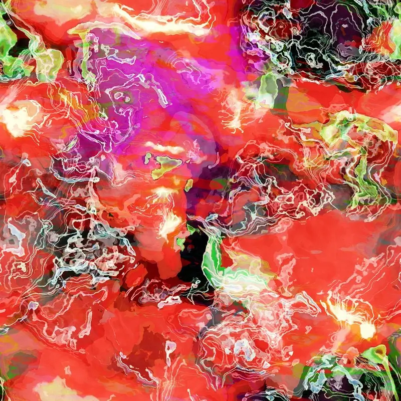 Funky Ink #11 Fabric