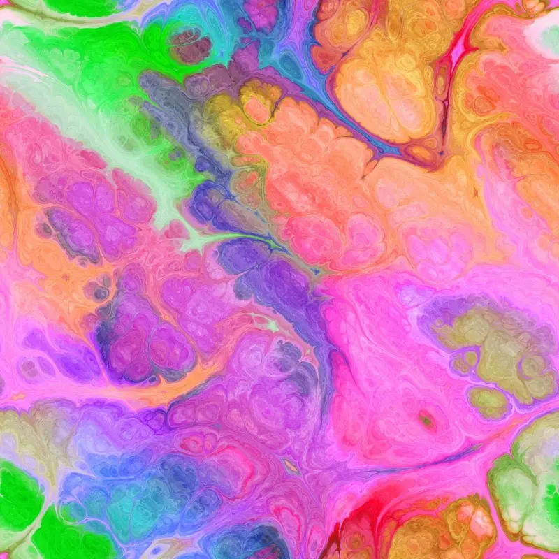 Funky Marble #12 Fabric