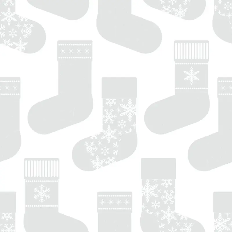 Christmas Stockings Allover Tone on Tone Fabric
