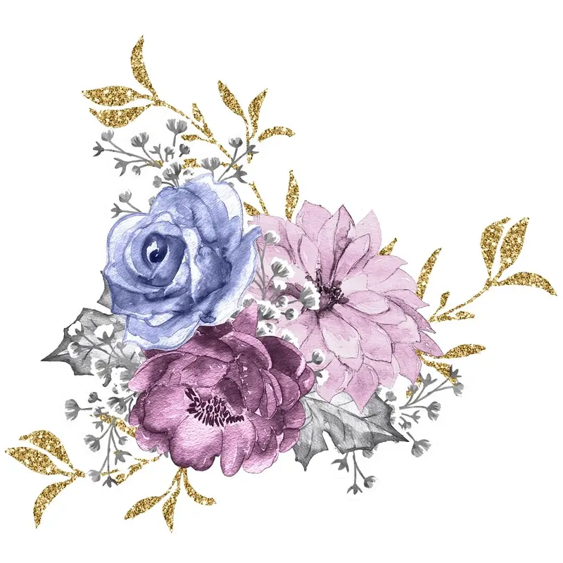 Elegant Pumpkins Arrangement #2 Fabric Panel