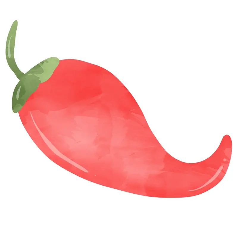 Fiesta! Red Pepper Fabric Panel