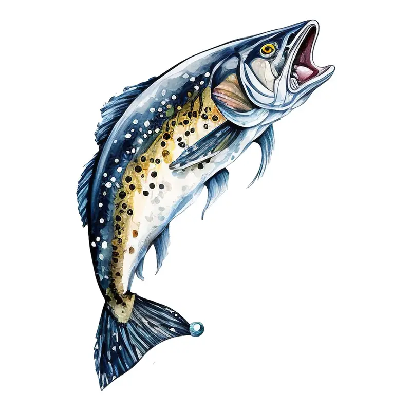 Fishing Trip Fish #1 Fabric Panel