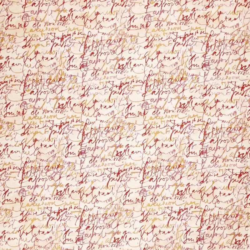 Fluidity Fabric Collection - Red/Cream