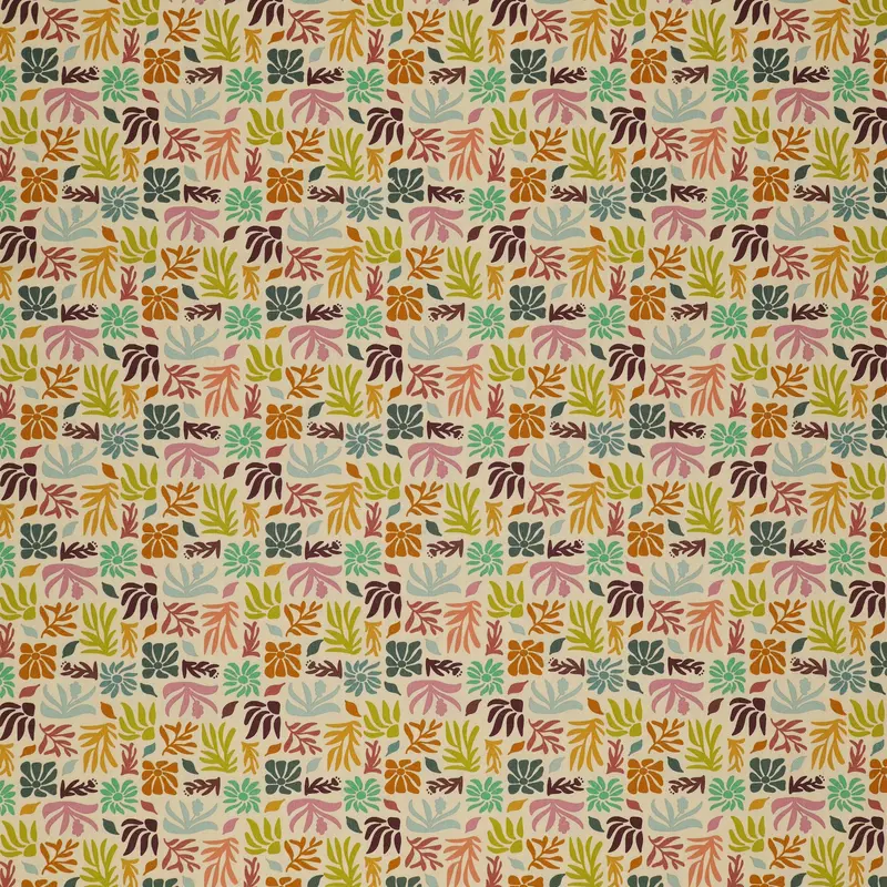 GeoBloom Fabric Collection - Botanical Tiles