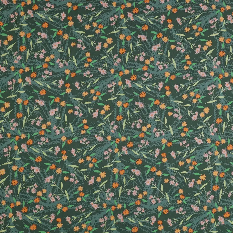 GeoBloom Fabric Collection - Dusk Bouquet