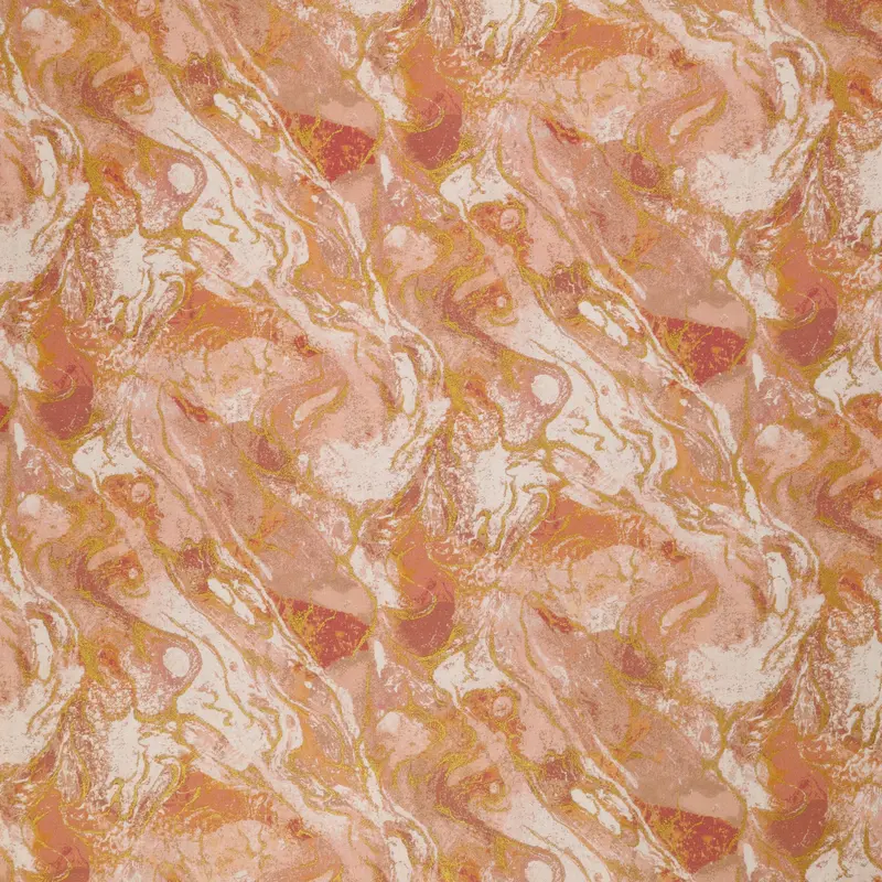 Marbled Earth Fabric Collection - Apricot