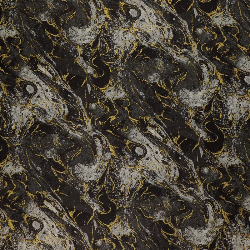 Marbled Earth Fabric Collection - Charcoal