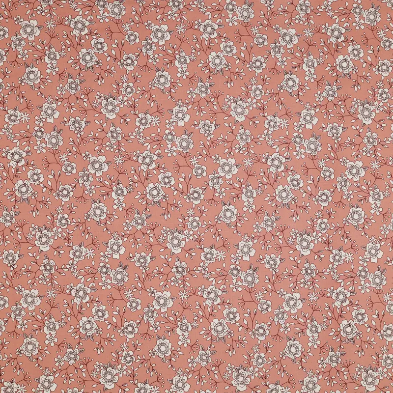 Wander Lane II Fabric Collection - Winter Rose Coral