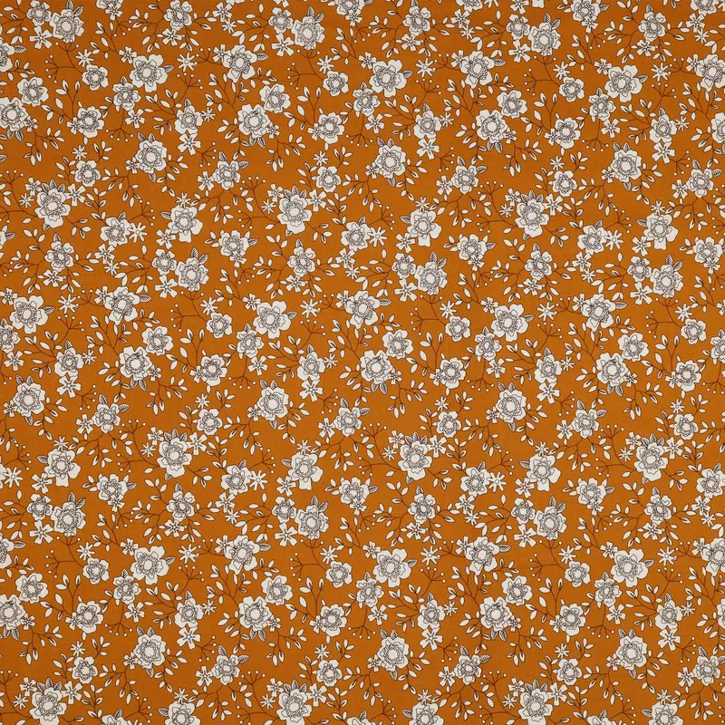 Wander Lane II Fabric Collection - Winter Rose Pumpkin