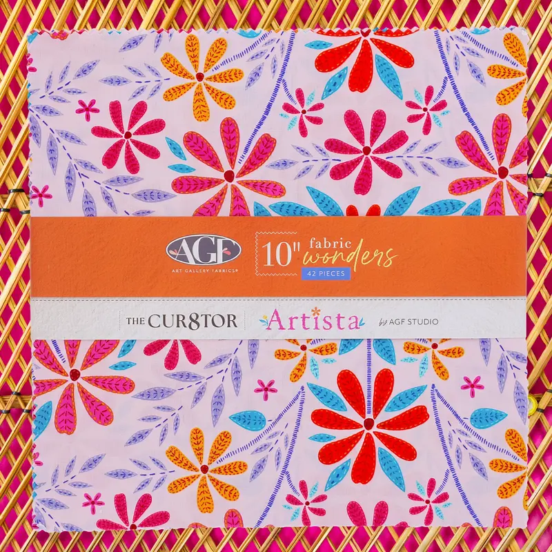 Cur8tor Artista 10" Fabric Squares - 42 pc