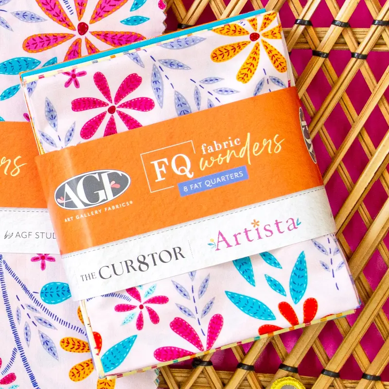 Cur8tor Artista Fat Quarter Bundle - 8pc