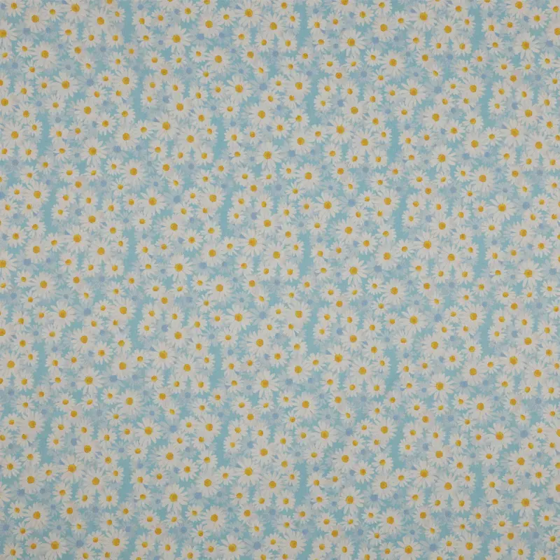 Daisy Dance 108" Wide Quilt Backing - Blue
