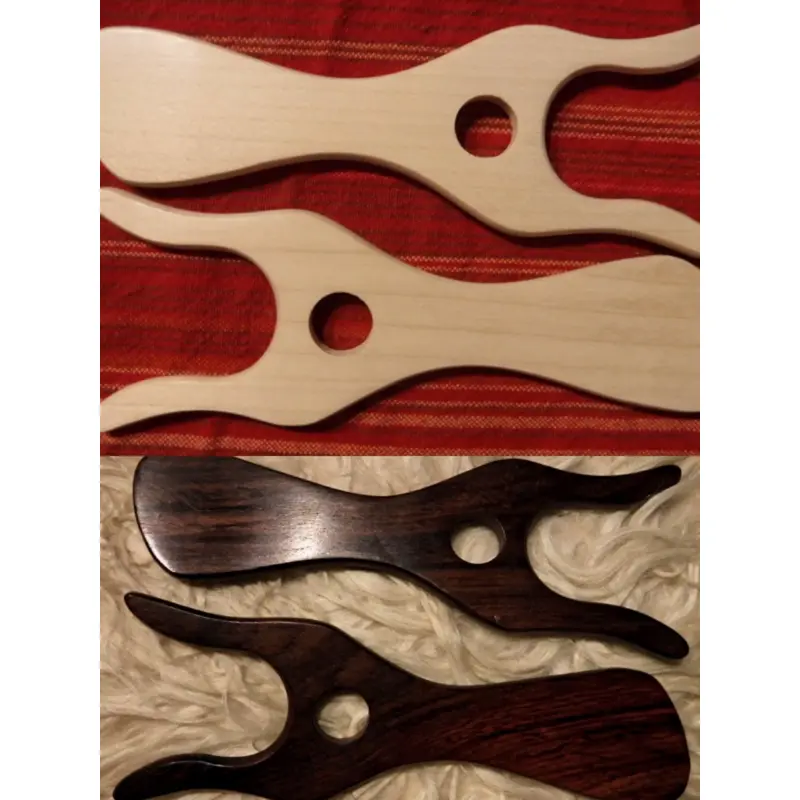 Hardwood Lucet Braiding Tool Knitting Fork Beautifully Finished Maple or Rosewood SUPER FAST SHIPPING!