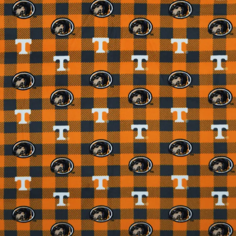 Tennessee Vols Buffalo Plaid in Fleece