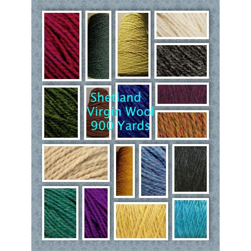100% Virgin Wool  Shetland Yarn- 8 Oz 900 Yards