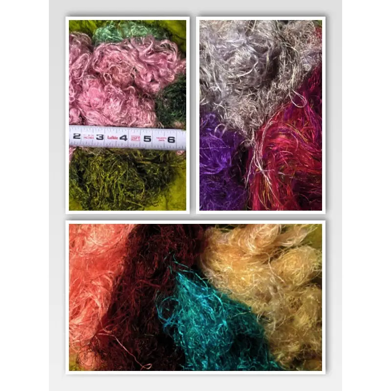 2 Oz Art Fiber FABULOUSNESS! Recycled Sari Silk Fiber