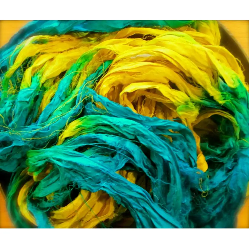 Beach Bummin' Recycled Sari Silk Ribbon