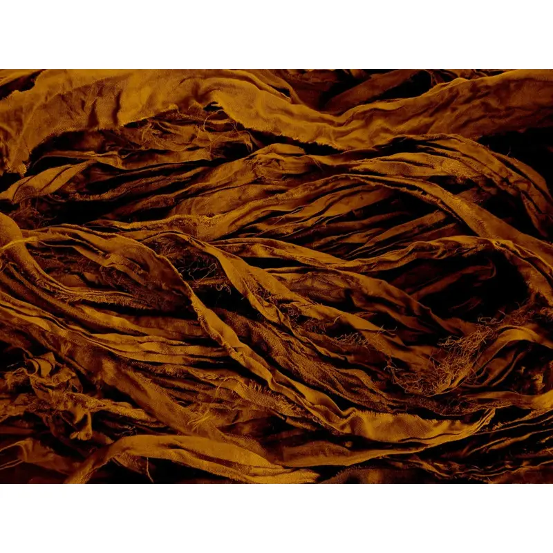 Box 'O Chocolates Rich Chocolate Tones Recycled Sari Ribbon