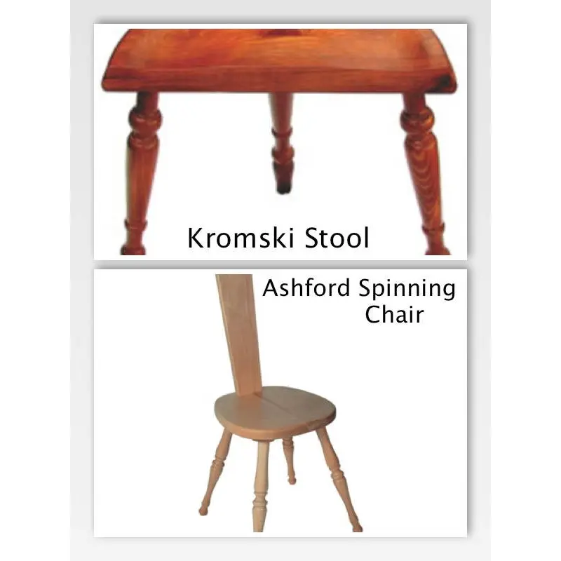 Kromski & Ashford Spinning Stool Chair You Choose Finish