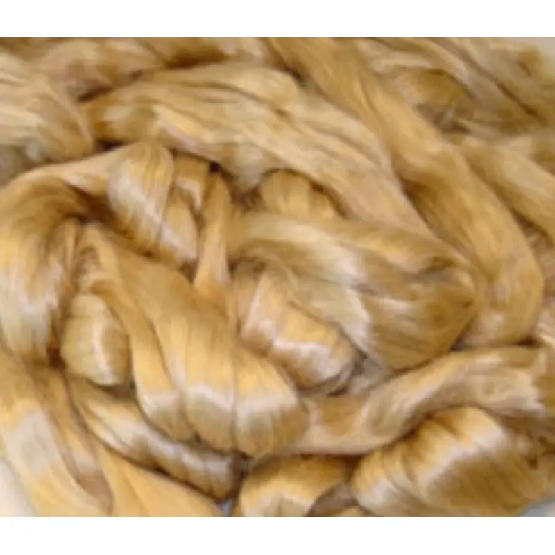 Natural Honey or White Tussah Silk Ashland Bay Spinning Felting Dyeing SUPERFAST SHIPPING!