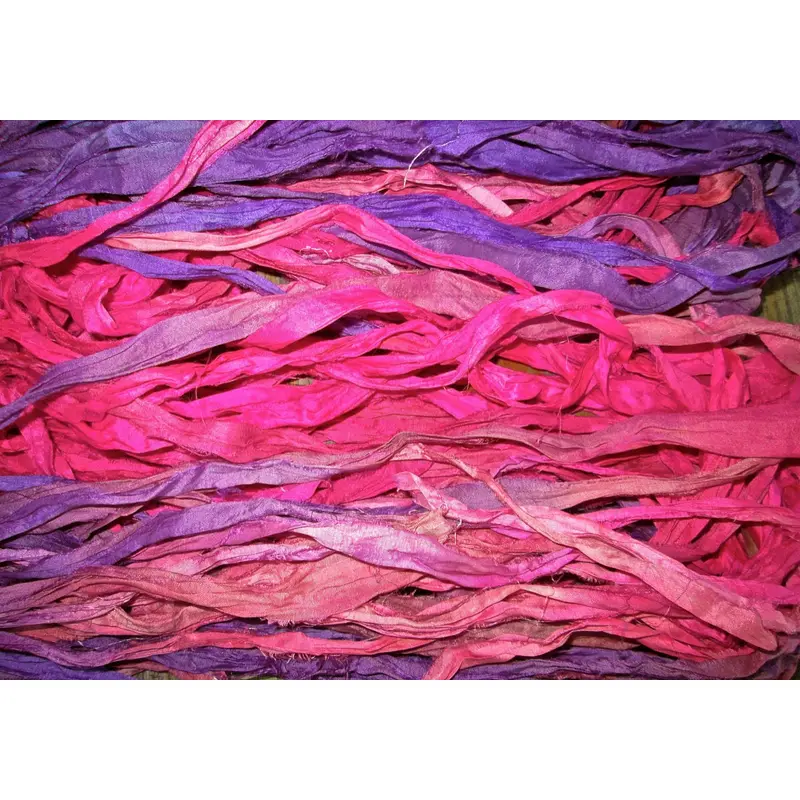 Picadilly Recycled Sari Silk Thin Ribbon Yarn