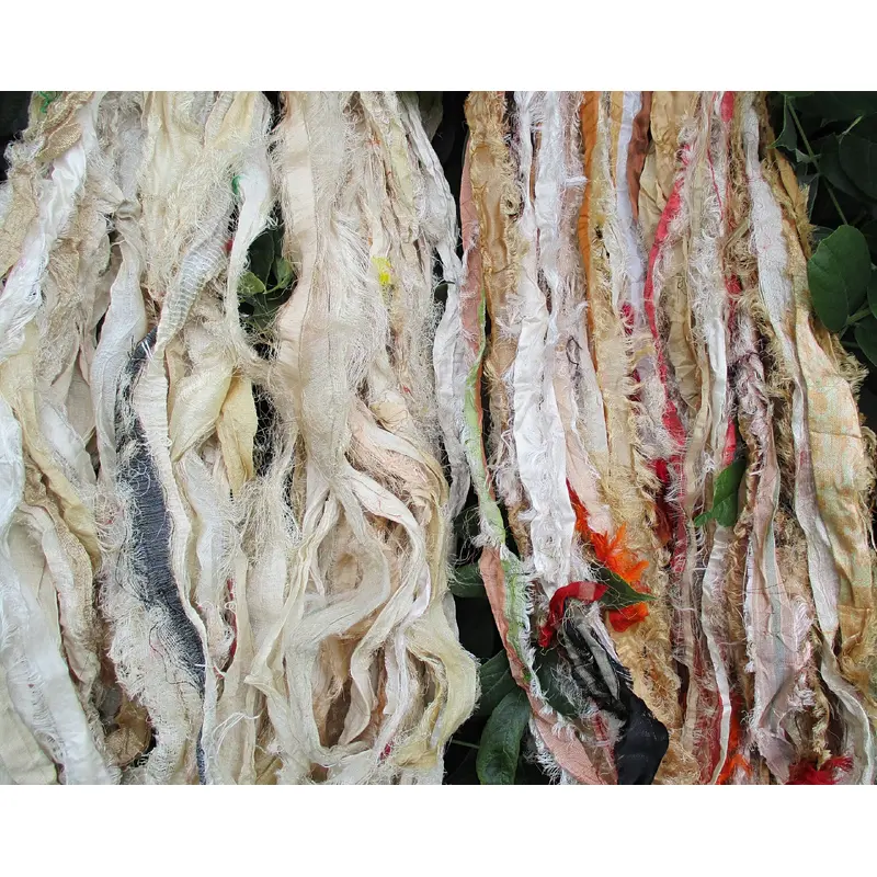 Subtle Beauty Frilly Fuzzy Cream Ultimate Eyelash Sari Silk Ribbon