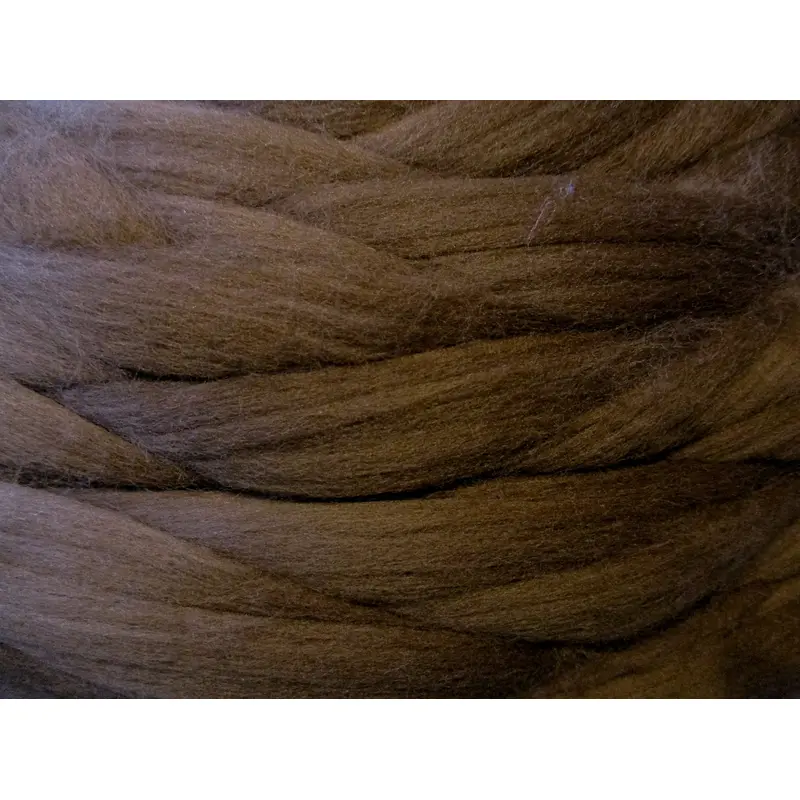 Super Soft Organic Nut Brown Fine 19 Micron Merino DHG
