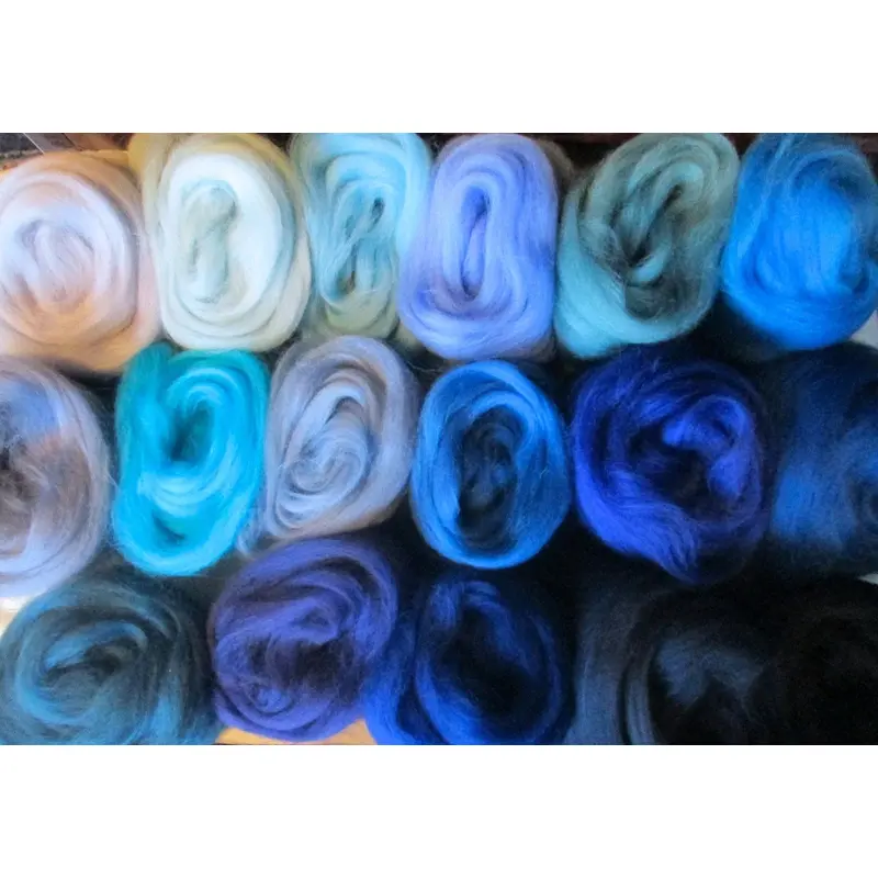 ALL THE BLUES 17 Shades Merino Sampler
