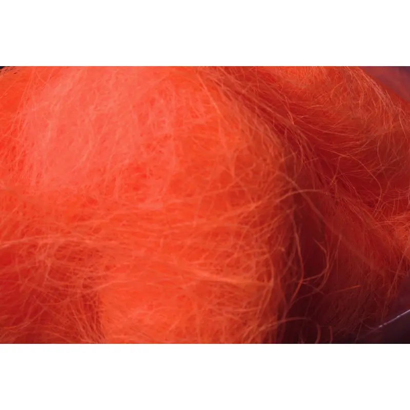 Neon Electric Orange Angelina 8" Long