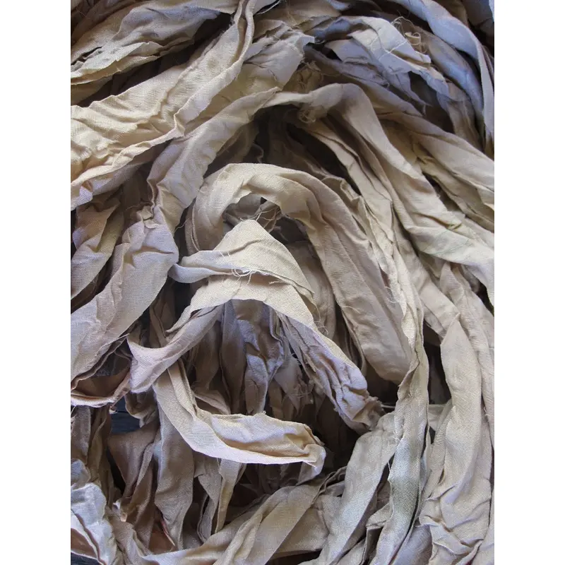 Skin Deep Recycled Sari Silk Thin Ribbon Yarn