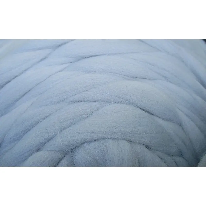 Super Fine & Organic Tulle Cloudy Sky Barely Blue 19 Micron Merino