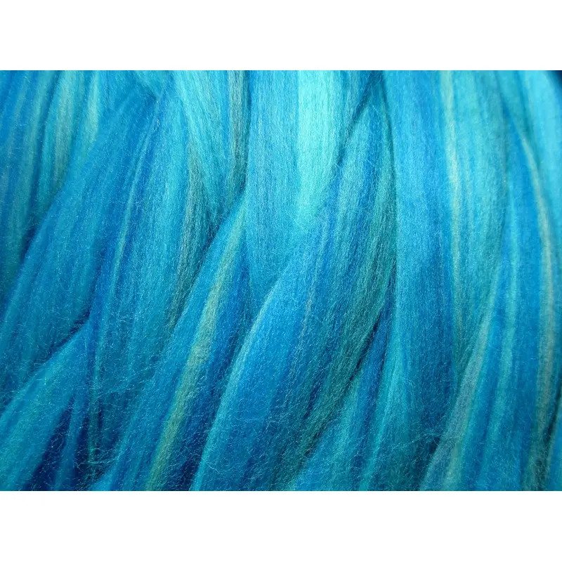 Super Fine & Organic Turquoise Stones Multi 19 Micron DHG Merino