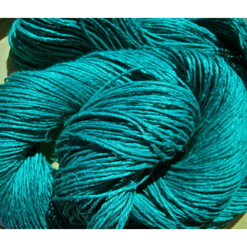 Wet Spun Linen Yarn Soft & Durable "Teal"
