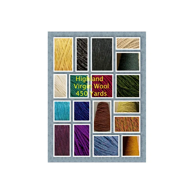 100% Virgin Highland Wool Yarn