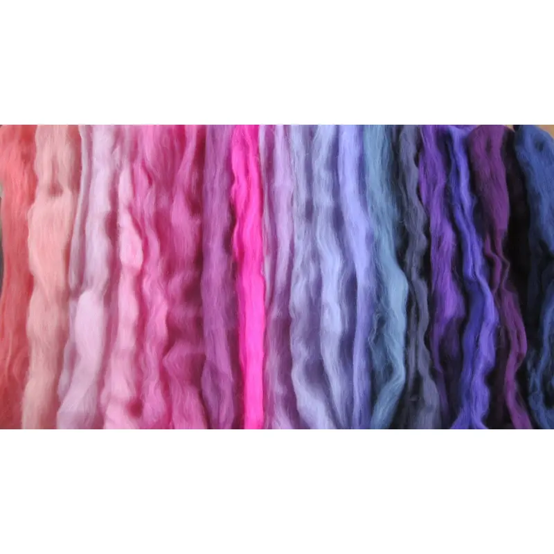 ALL the PINKS and PURPLES 18 Shades Merino Sampler