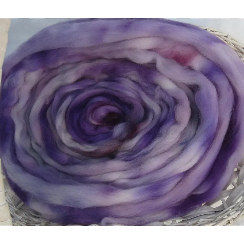 Fields of Lavender Hand Dyed Longwool Superwash