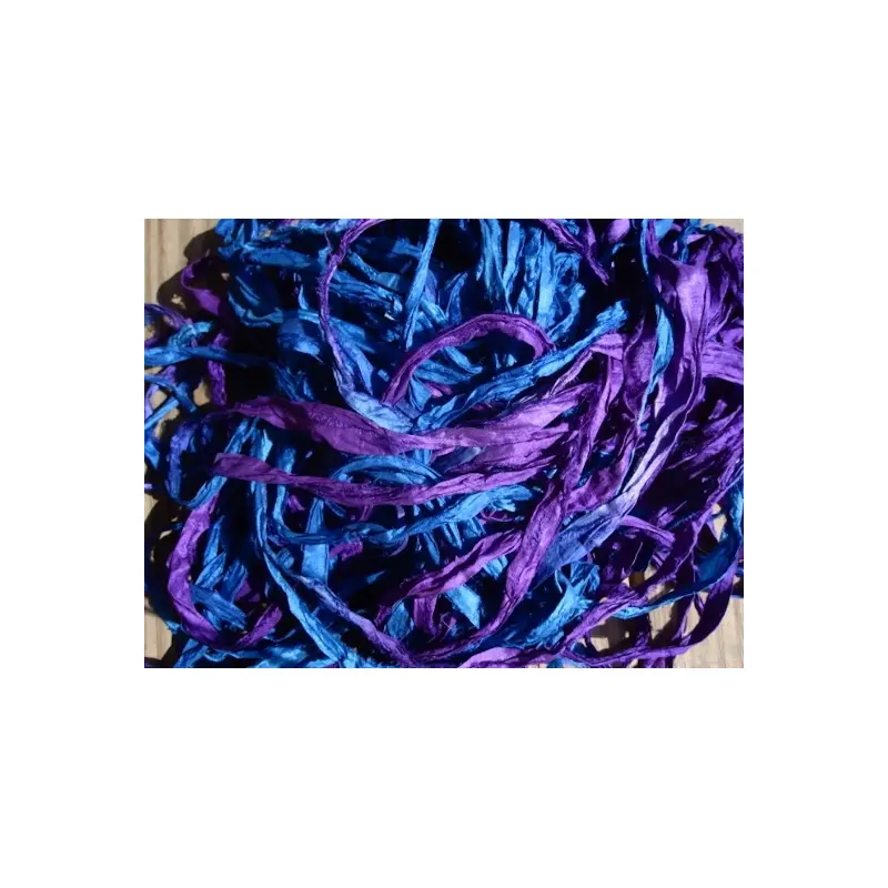 Nightshades Recycled Sari Silk Ribbon/Yarn