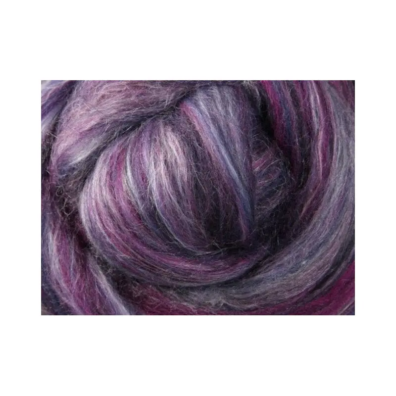 Soft Juniper Black Currant Silk Merino Blend Gorgeous Jewel Tones
