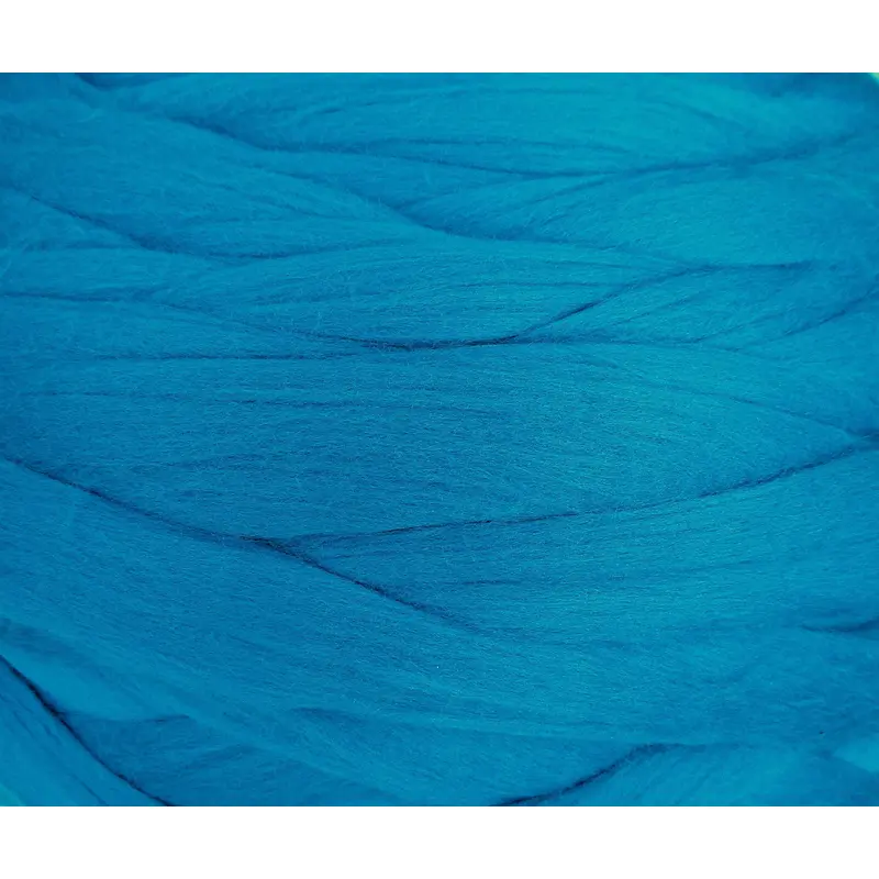 Super Fine & Organic Peacock Blue 19 Micron DHG Merino