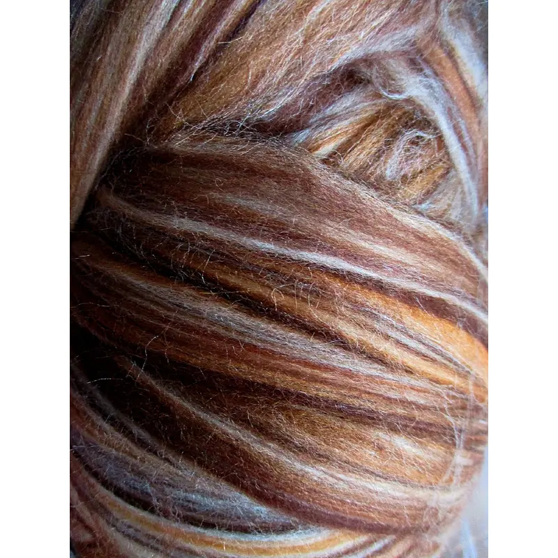 Super Soft & Organic Belgium Chocolates Multi Merino Silk Sliver Cruelty Free DHG