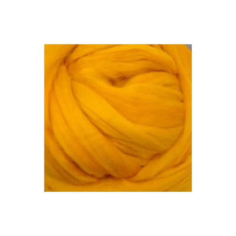 Ultra Soft Goldenrod Merino Tussah Silk Luxurious Blend