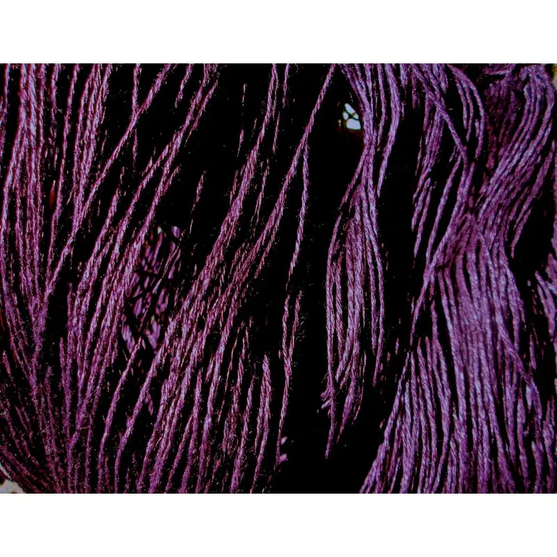 Wet Spun Linen Yarn Soft & Durable "Eggplant"