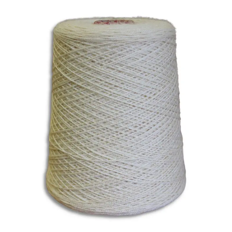 Jagger Spun Rug Warp Wool Undyed 4/4 Count 1lb Cone | 560 Yards