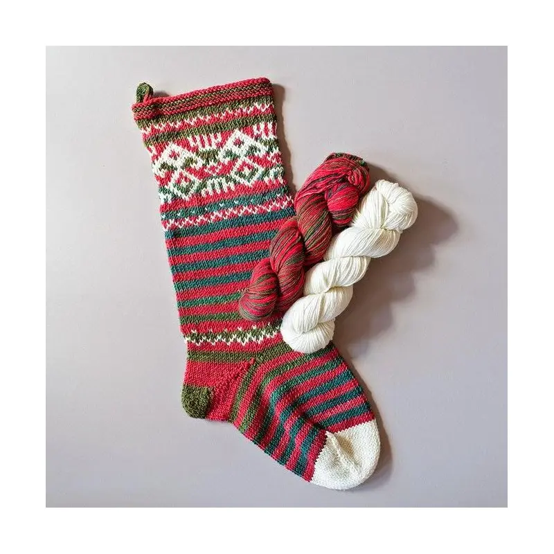 Baba Noel Holiday Stocking Kit | Uneek & Harvest Worsted