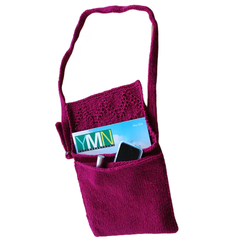 Folded Purse Pattern - Lana Boucle Worsted