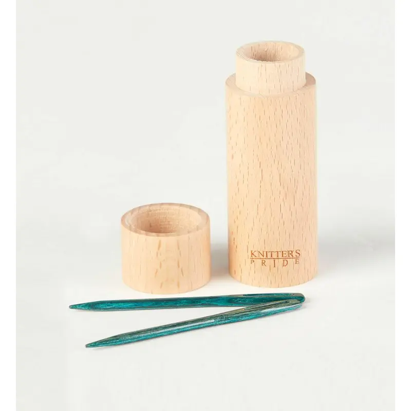 Mindful Collection - Teal Wooden Darning Needles