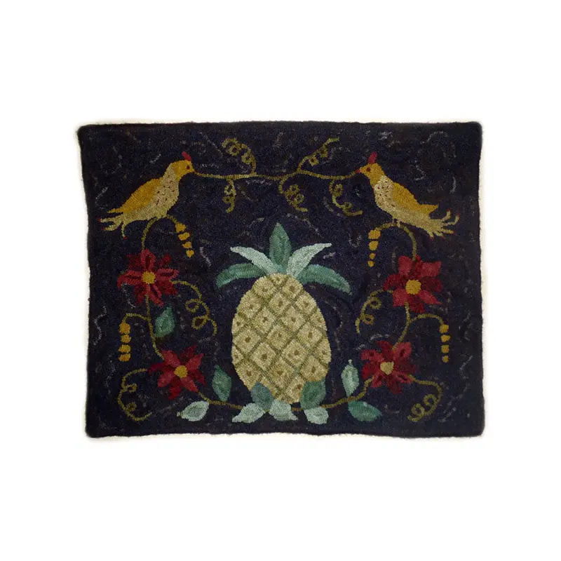 Pineapple with Birds Rug Hooking Kit