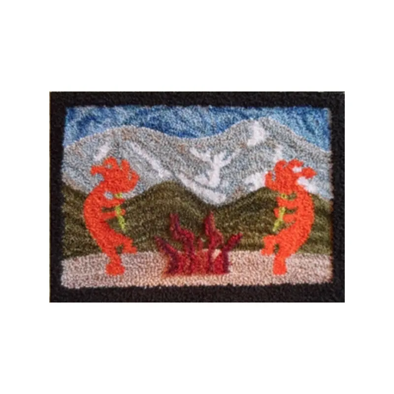 Punch Needle Kit - Kokopelli Fireside Dance