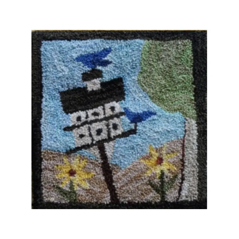 Punch Needle Kit - Springtime Home