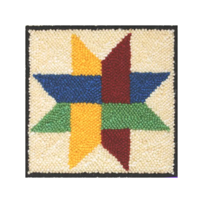 Rug Punch Kit - 8 Point Star